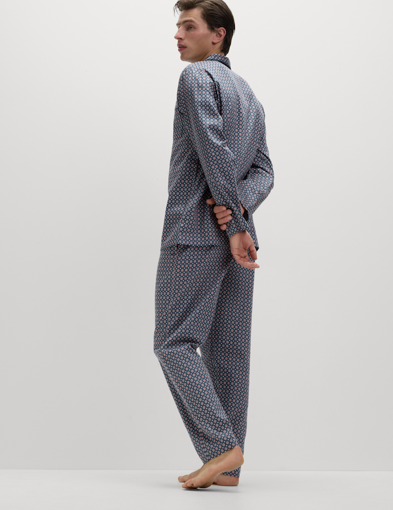 Pure Cotton Mosaic Pyjama Set