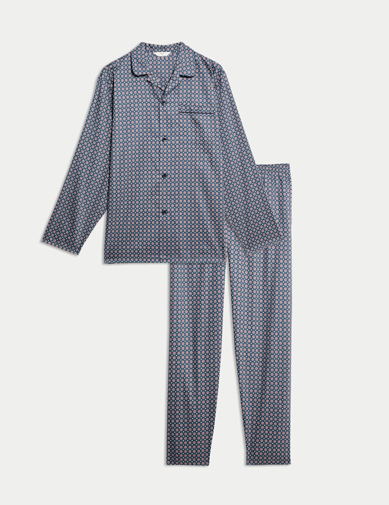 Pure Cotton Mosaic Pyjama Set