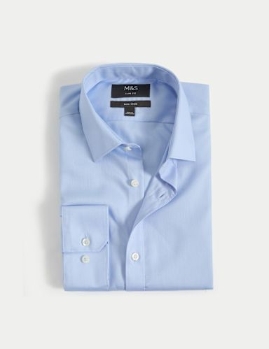 Slim Fit Non Iron Pure Cotton