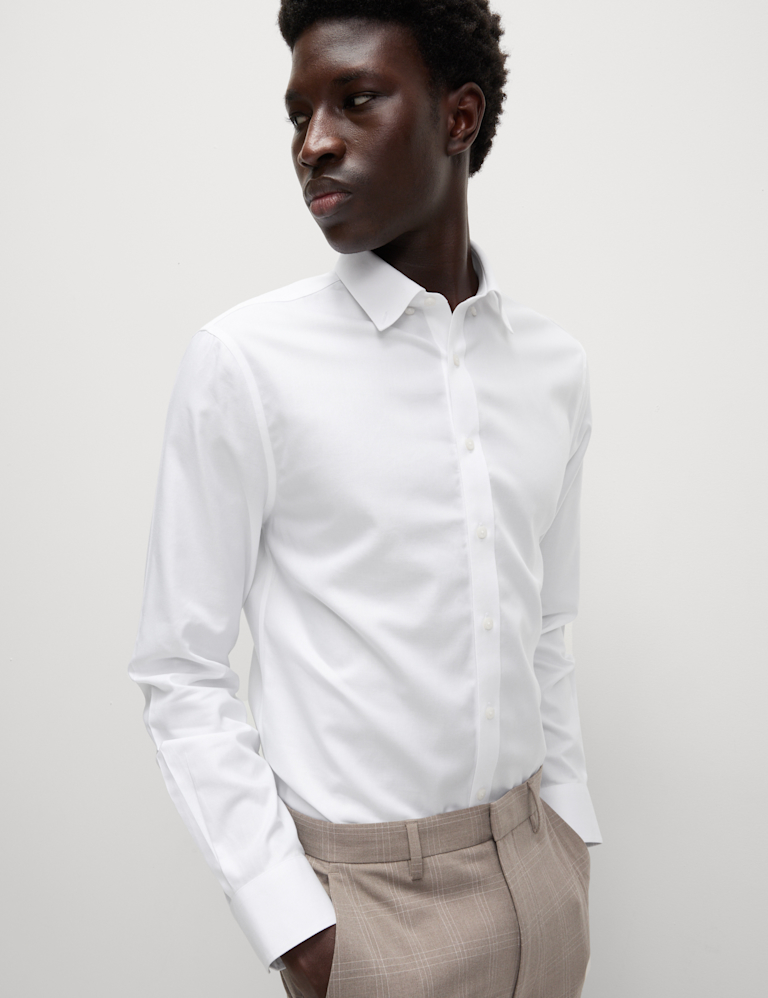 Slim Fit Ultimate Non Iron Pure Cotton Shirt