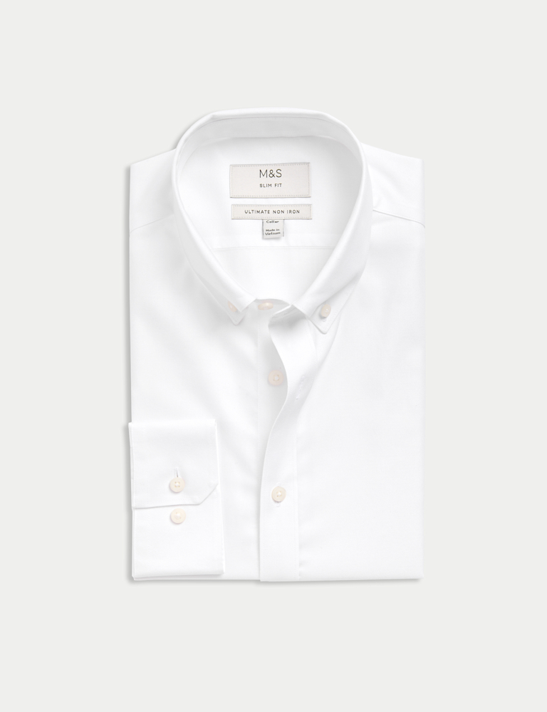 Slim Fit Ultimate Non Iron Pure Cotton Shirt