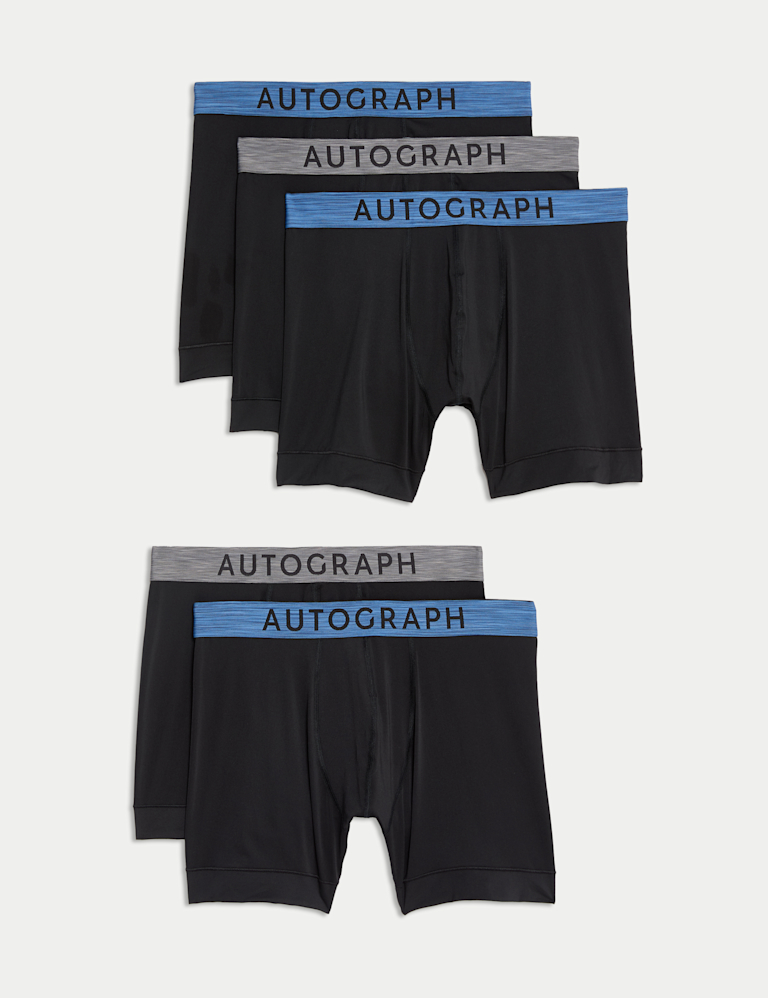 5pk Sports Trunks with Stretch