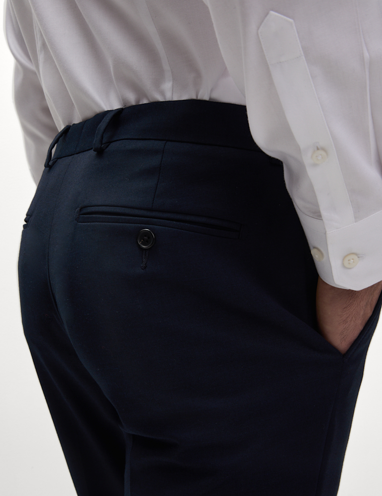 Slim Fit Stretch Suit Trousers