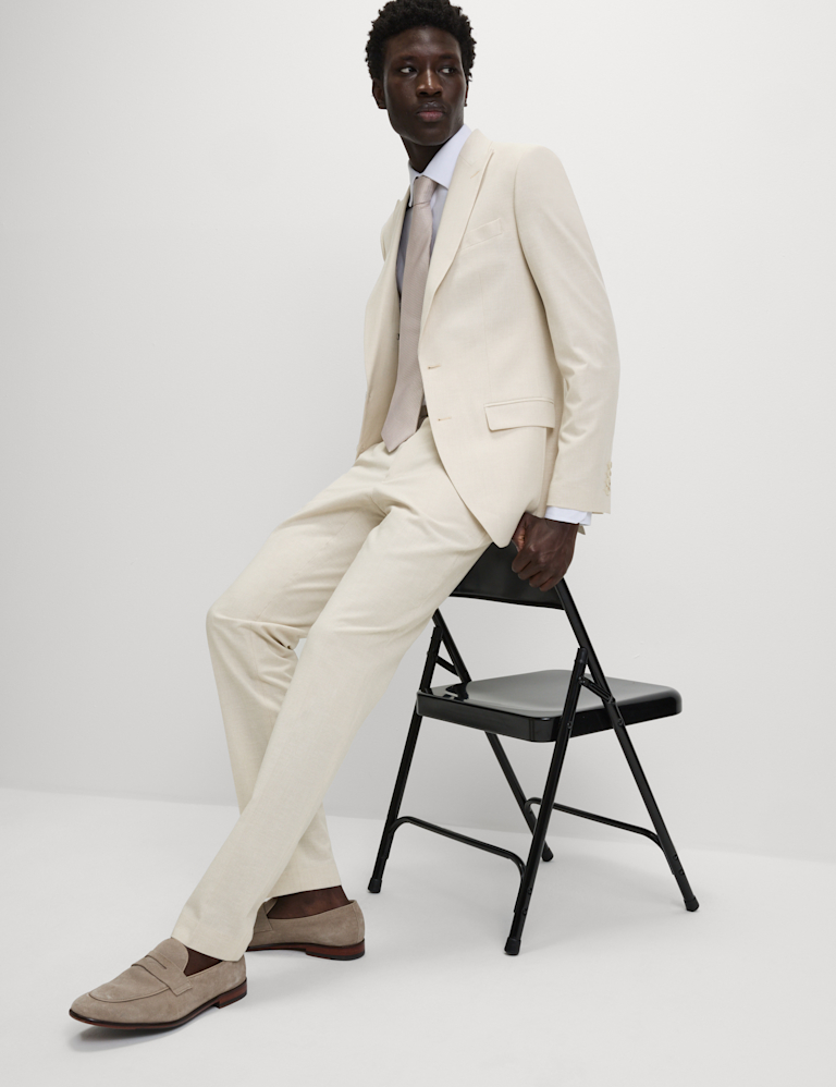 Slim Fit Stretch Suit Trousers