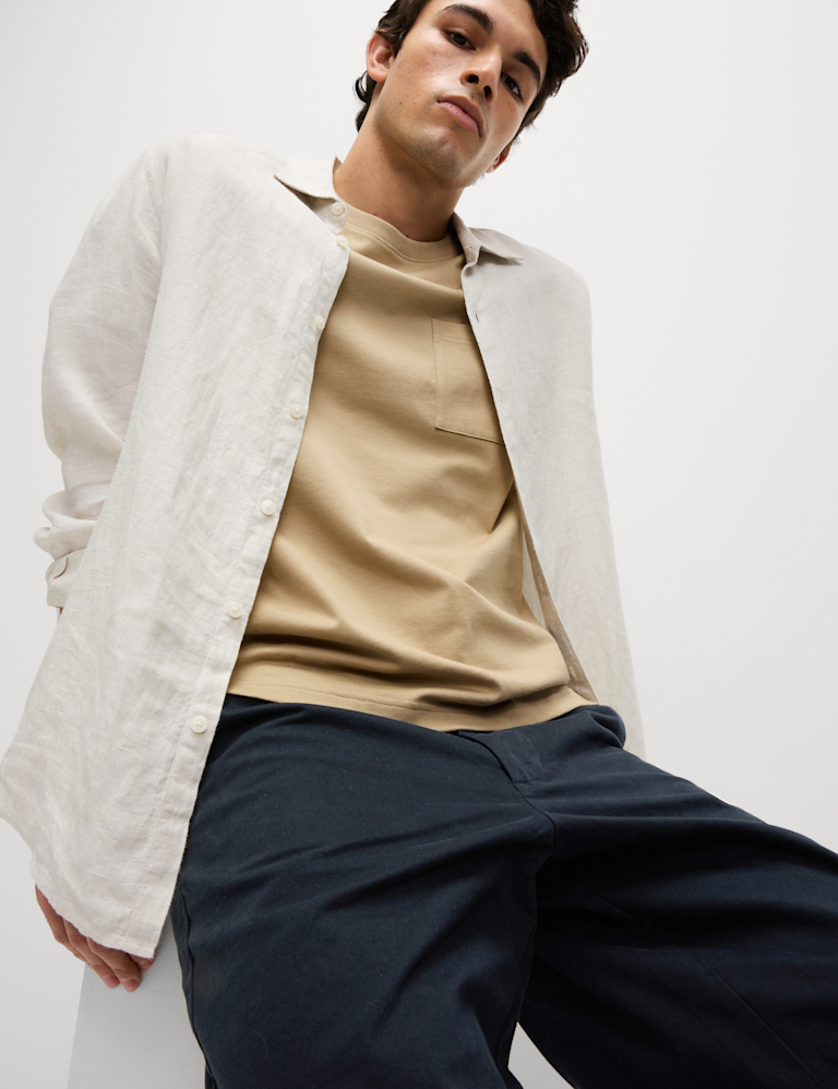 Loose Fit Stretch Chino Shorts