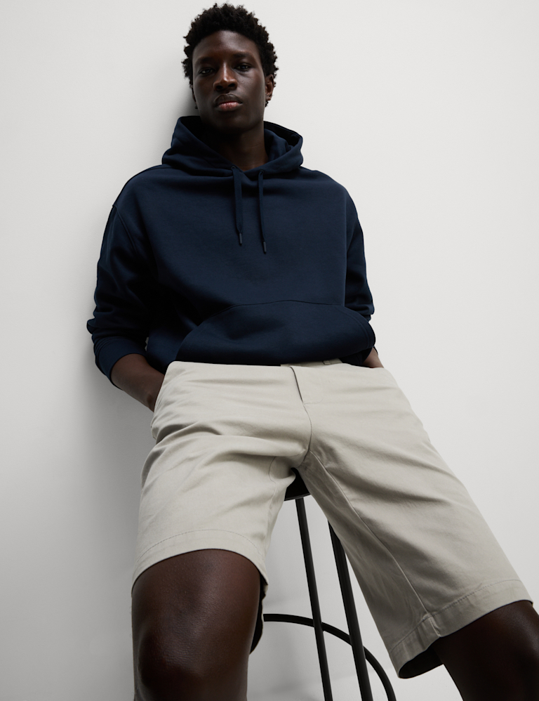 Regular Fit Stretch Chino Shorts