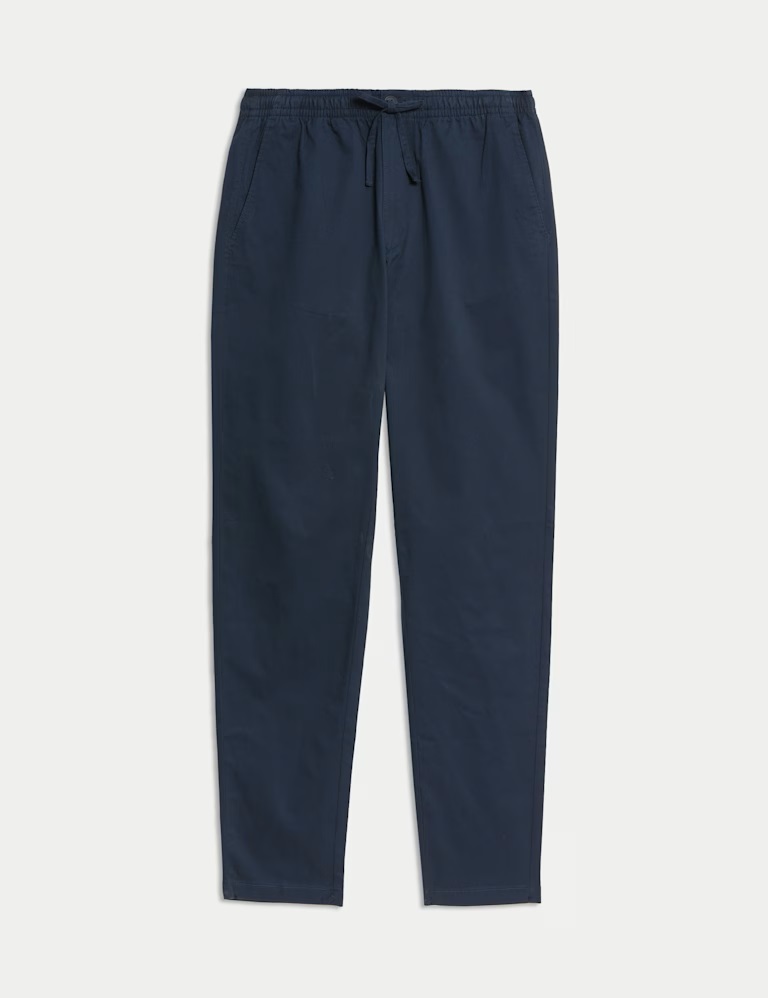 Tapered Fit Lightweight Trousers