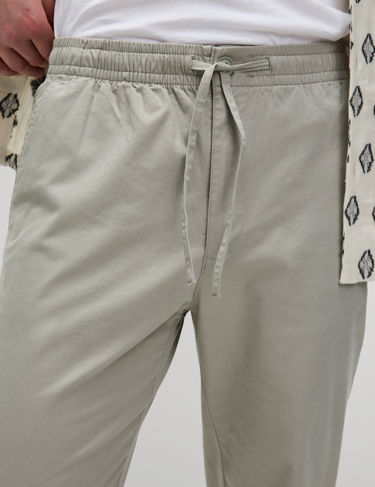Tapered Fit Lightweight Trousers