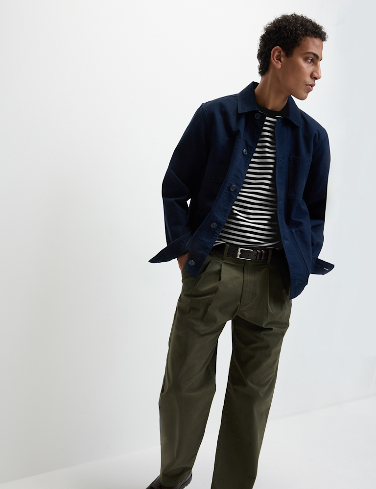 Regular Fit Crew Neck Striped T-Shirt