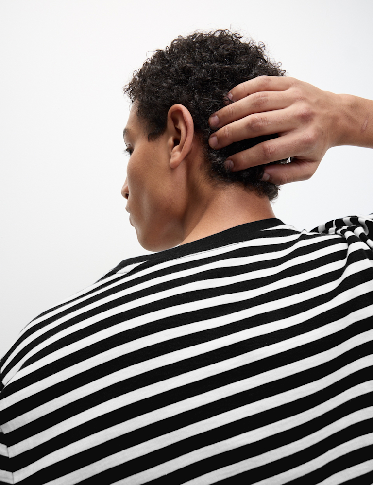 Regular Fit Crew Neck Striped T-Shirt