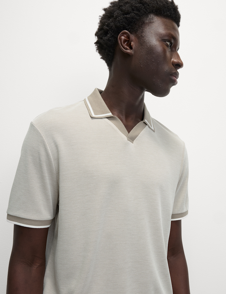 Tipped Revere Polo Shirt