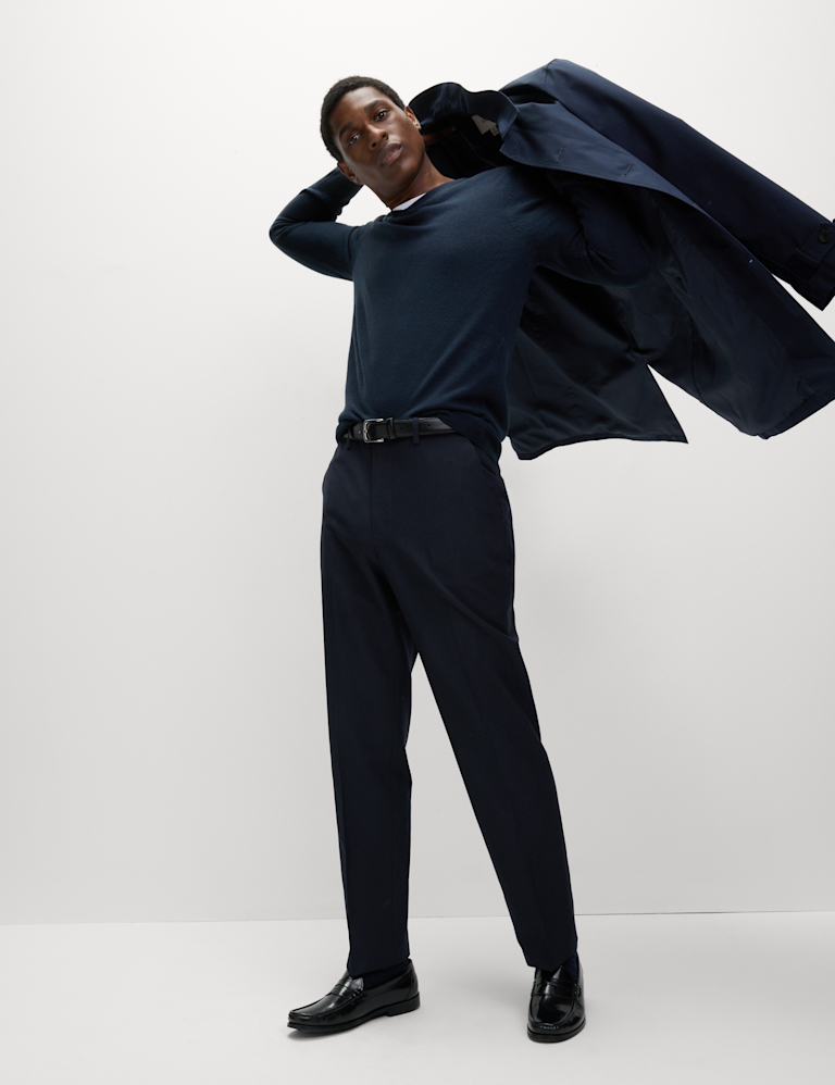 Regular Fit Crease Resist Trousers