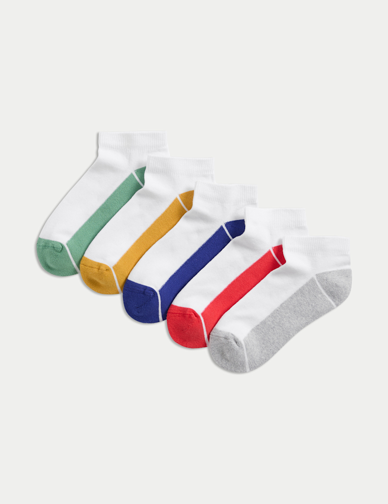 5pk Cotton Rich Cushioned Trainer Liners™ (6 Small – 7 Large) 5pk Cotton Rich Cushioned Trainer Liners™ (6 Small – 7 Large)