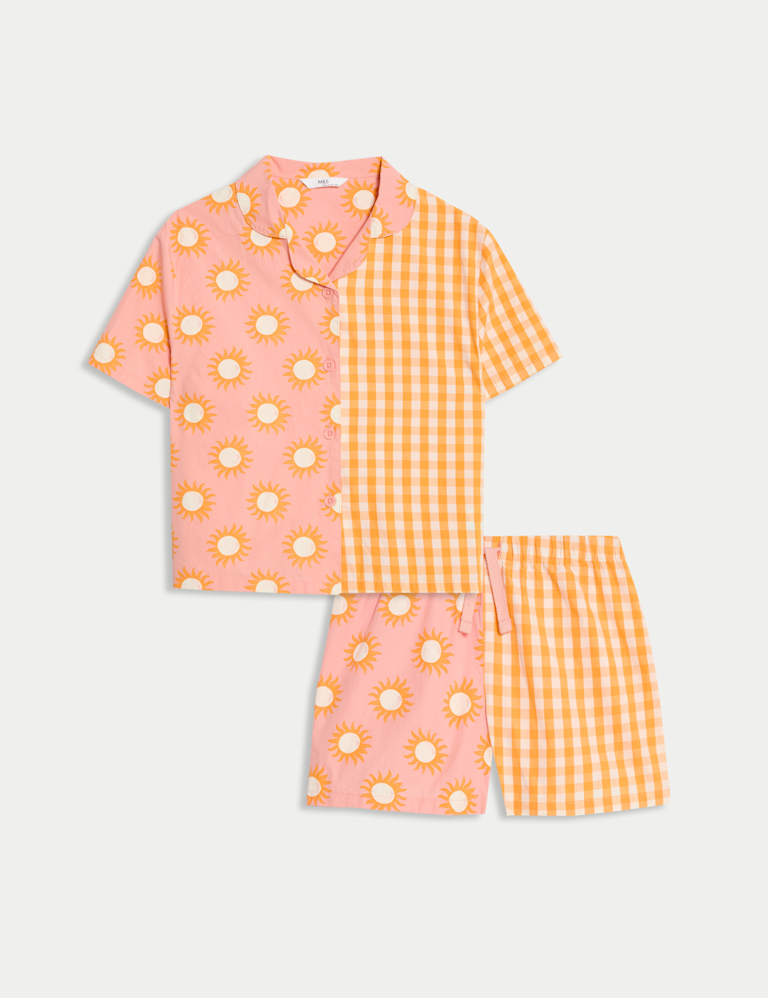 Pure Cotton Patterned Pyjamas (6 -16 Yrs)