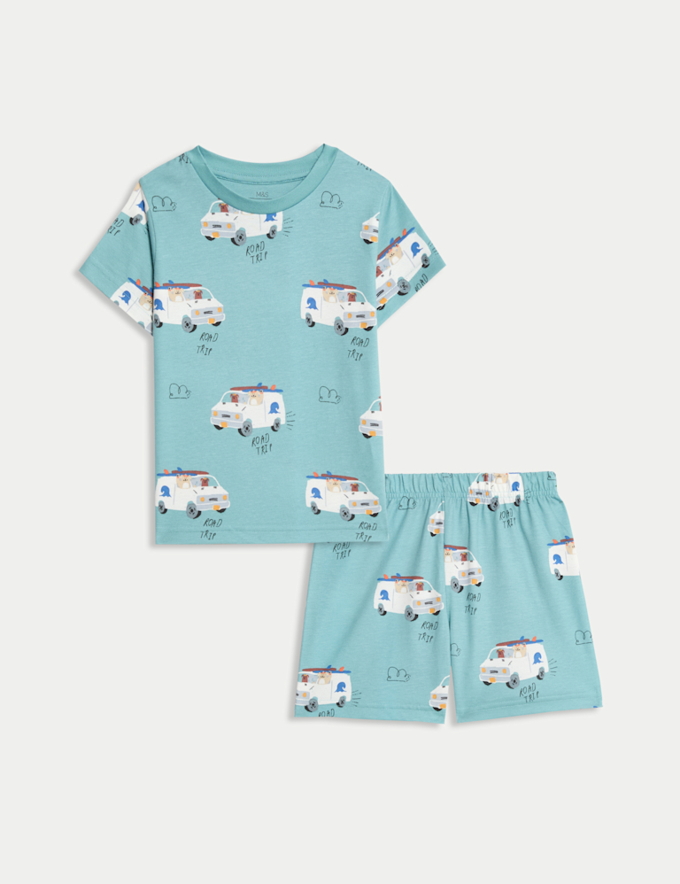 Pure Cotton Transport Pyjamas (1-8 Yrs)