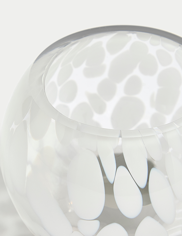 Confetti Glass Tealight Holder