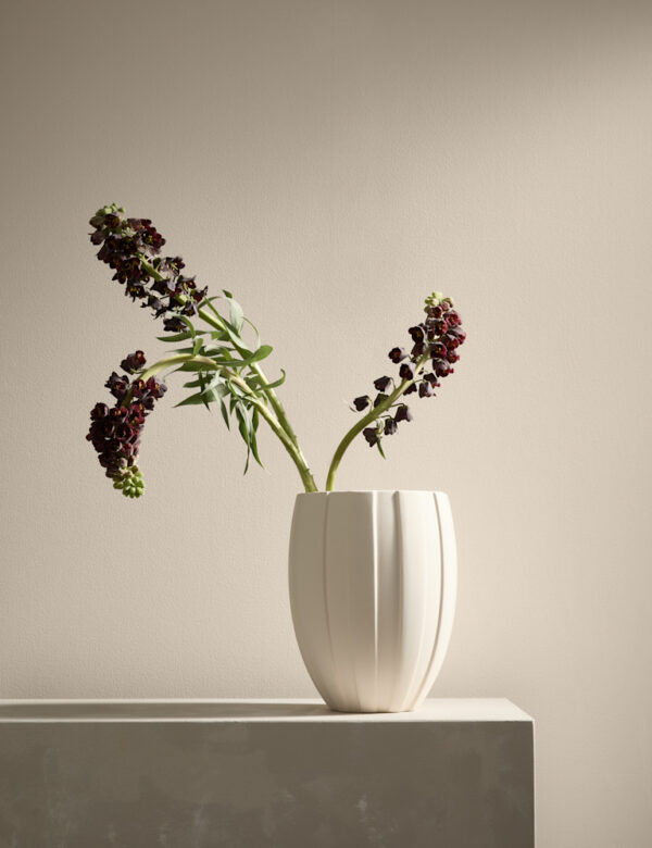 Wide Stripe Ceramic Vase