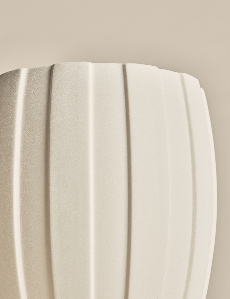 Wide Stripe Ceramic Vase