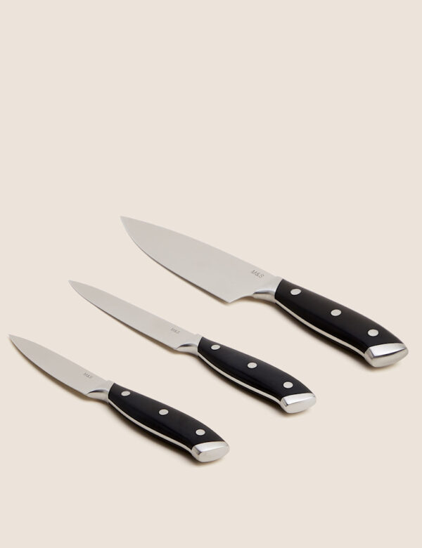 Set of 3 Triple Rivet Knives