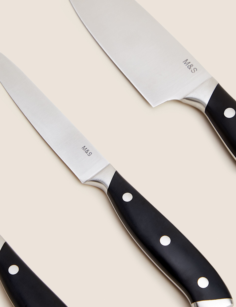 Set of 3 Triple Rivet Knives