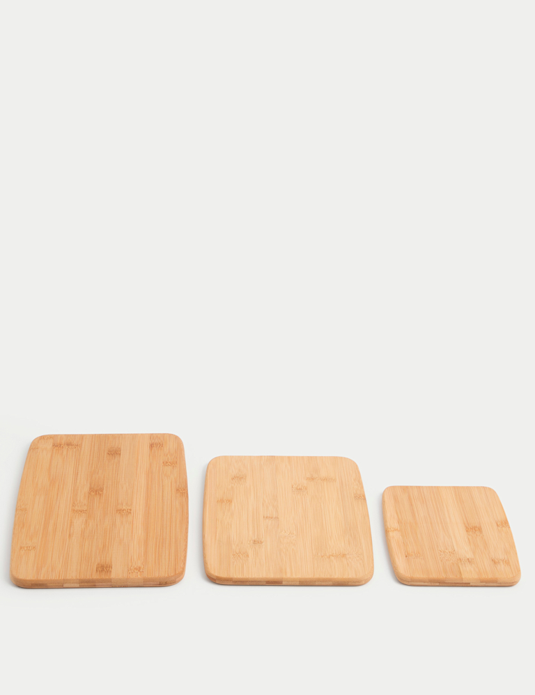 Set of 3 Bamboo Chopping Boards