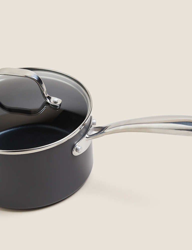 Hard Anodised 18cm Saucepan