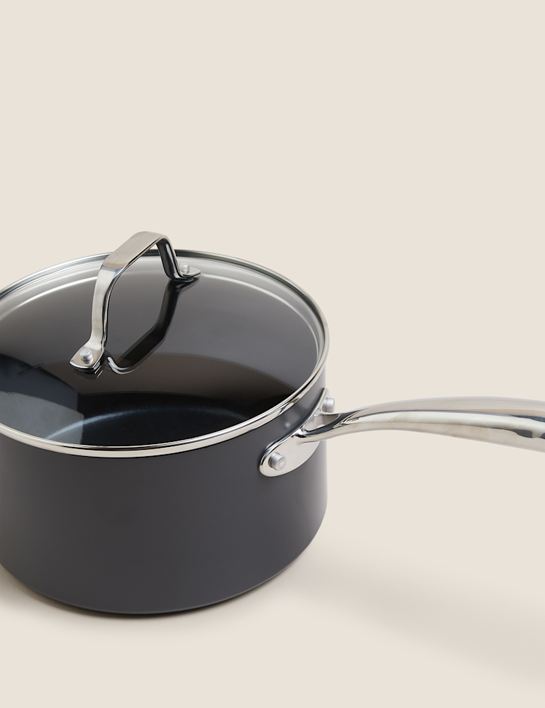 Hard Anodised 20cm Saucepan