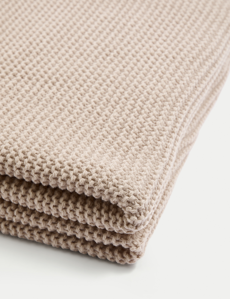 Knitted Tassel Throw