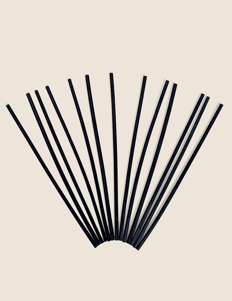 Set of 40 Black Apothecary Diffuser Reeds