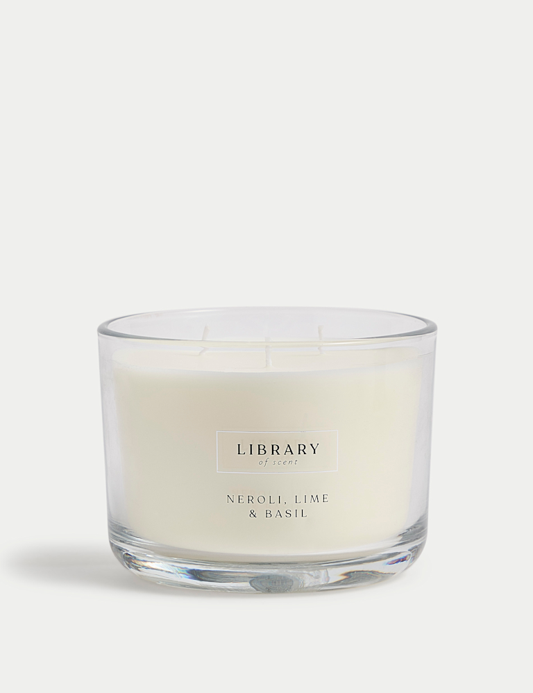 Neroli, Lime & Basil 3 Wick Candle