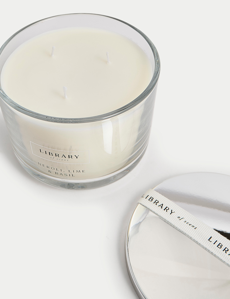 Neroli, Lime & Basil 3 Wick Candle
