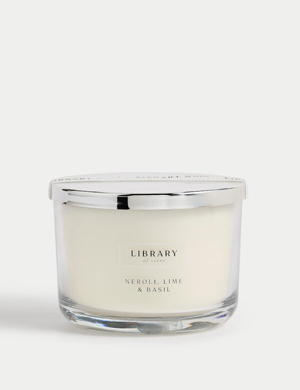 Neroli, Lime & Basil 3 Wick Candle