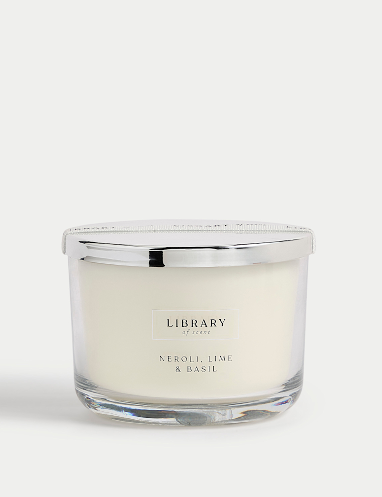 Neroli, Lime & Basil 3 Wick Candle