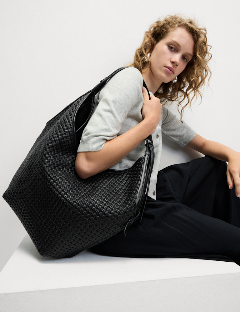 Faux Leather Tote Bag Faux Leather Tote Bag