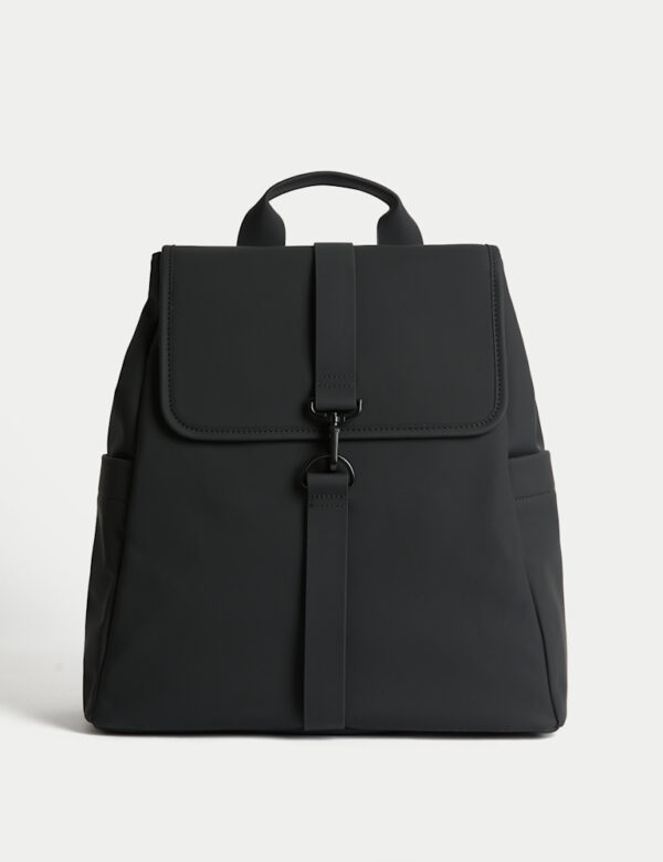 Faux Leather Backpack