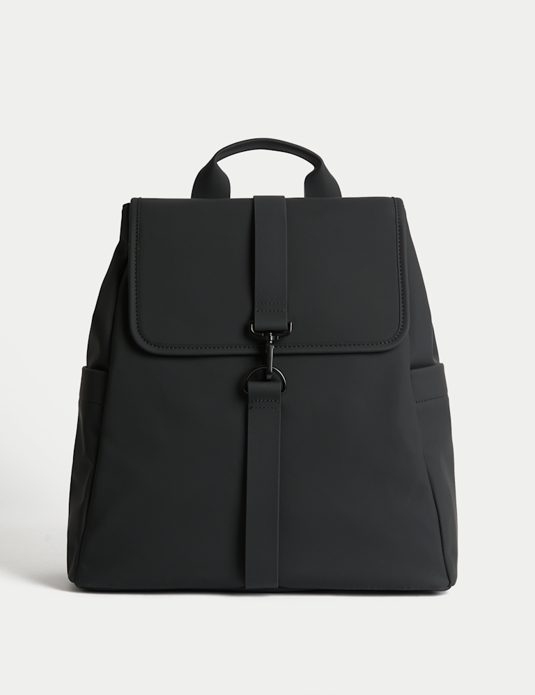Faux Leather Backpack