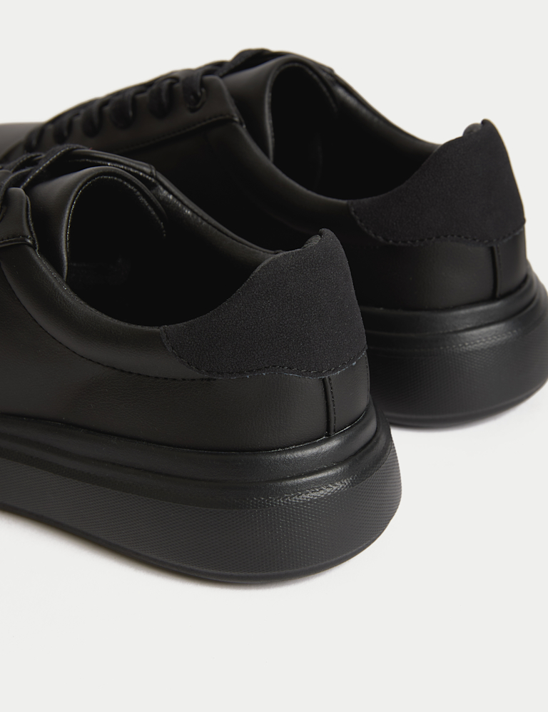 Lace Up Platform Trainers