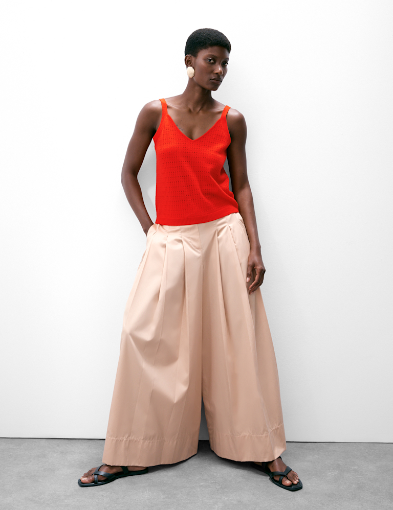 Merino Wool Rich Knitted Vest with Cashmere