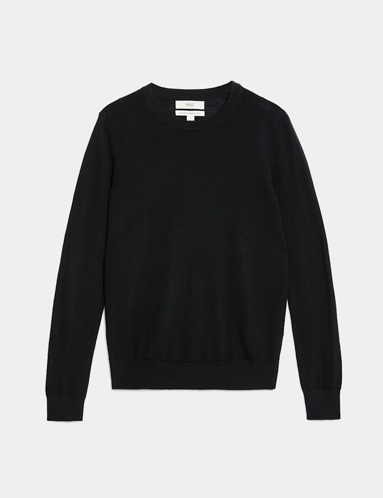 Pure Merino Wool Crew Neck Jumper