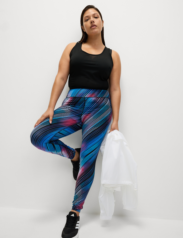 Go Train Printed High Waisted Gym Leggings