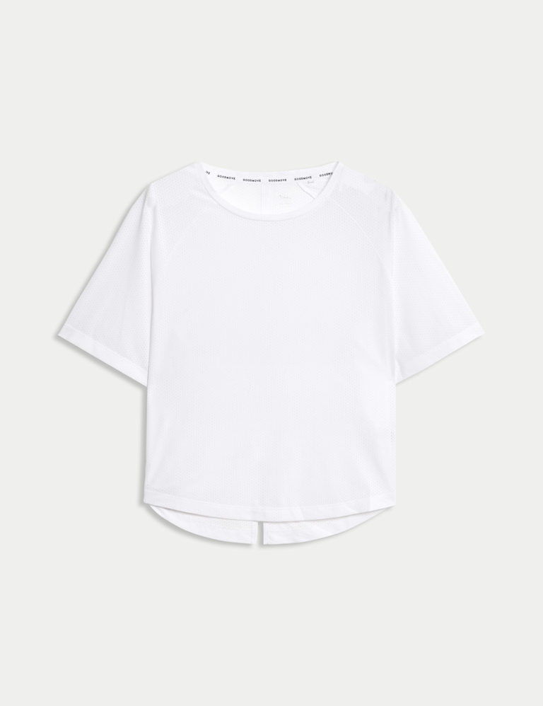 Textured Lightweight Crew Neck Boxy T-Shirt