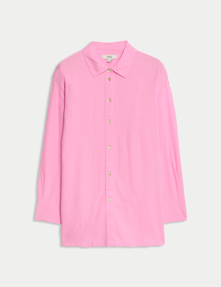 Relaxed Shirt With Linen