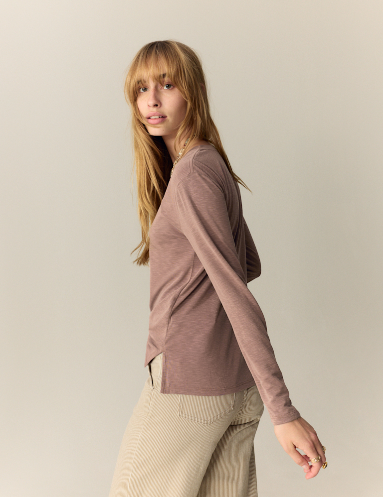 Modal Rich V-Neck Top