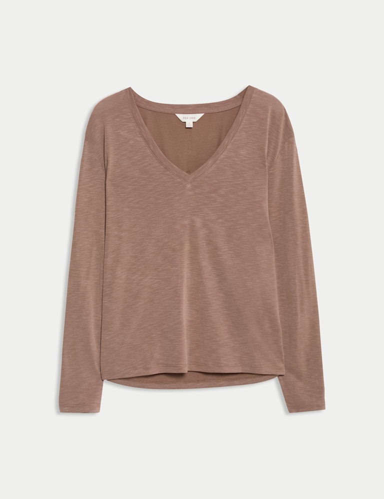 Modal Rich V-Neck Top