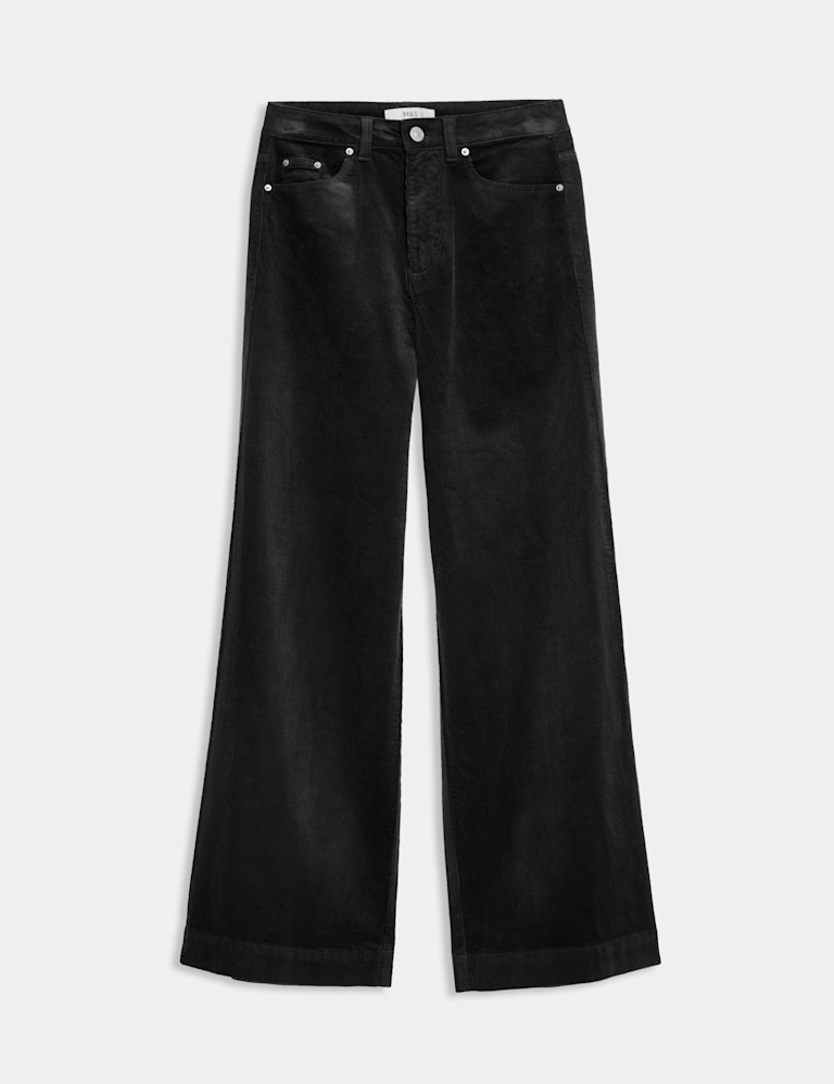 Cord Wide Leg Trousers