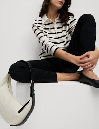 Jersey Slim Fit Ankle Grazer Trousers 