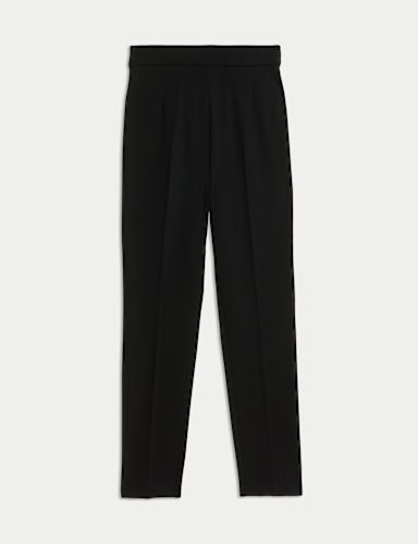 Jersey Slim Fit Ankle Grazer Trousers 