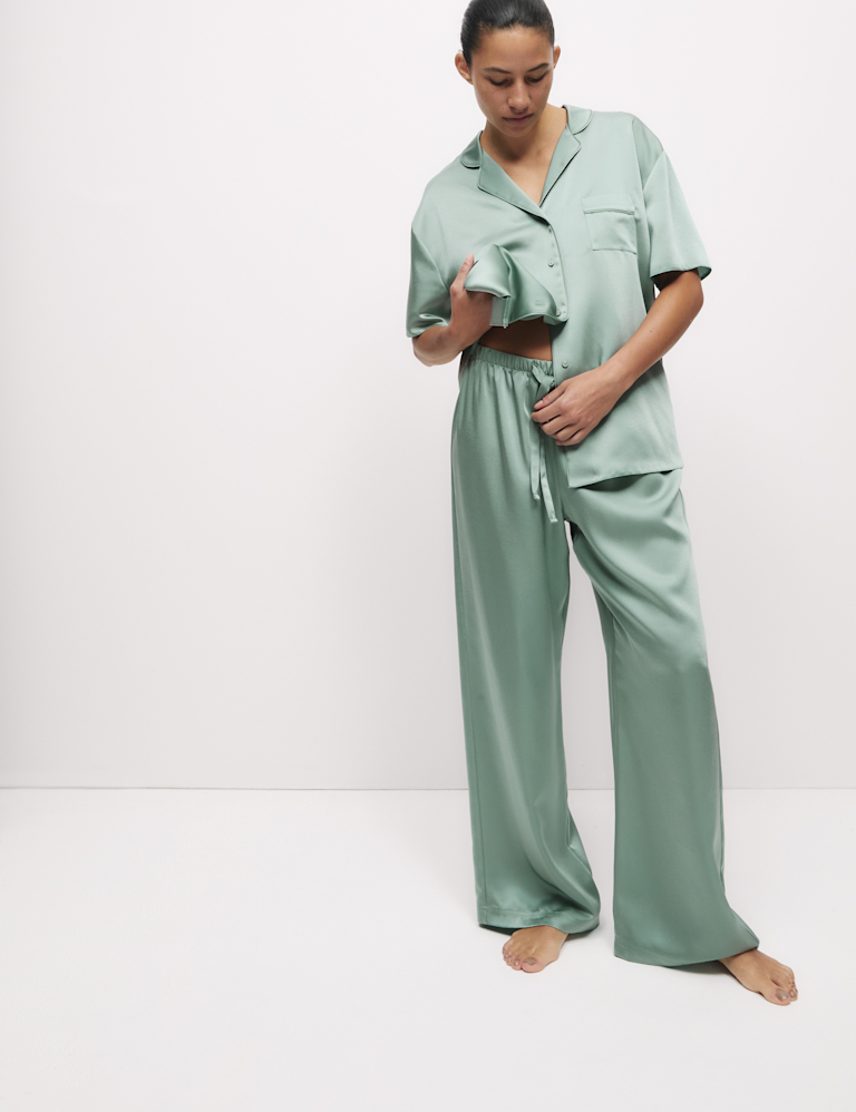 Dream Satin™ Wide Leg Pyjama Bottoms Dream Satin™ Wide Leg Pyjama Bottoms