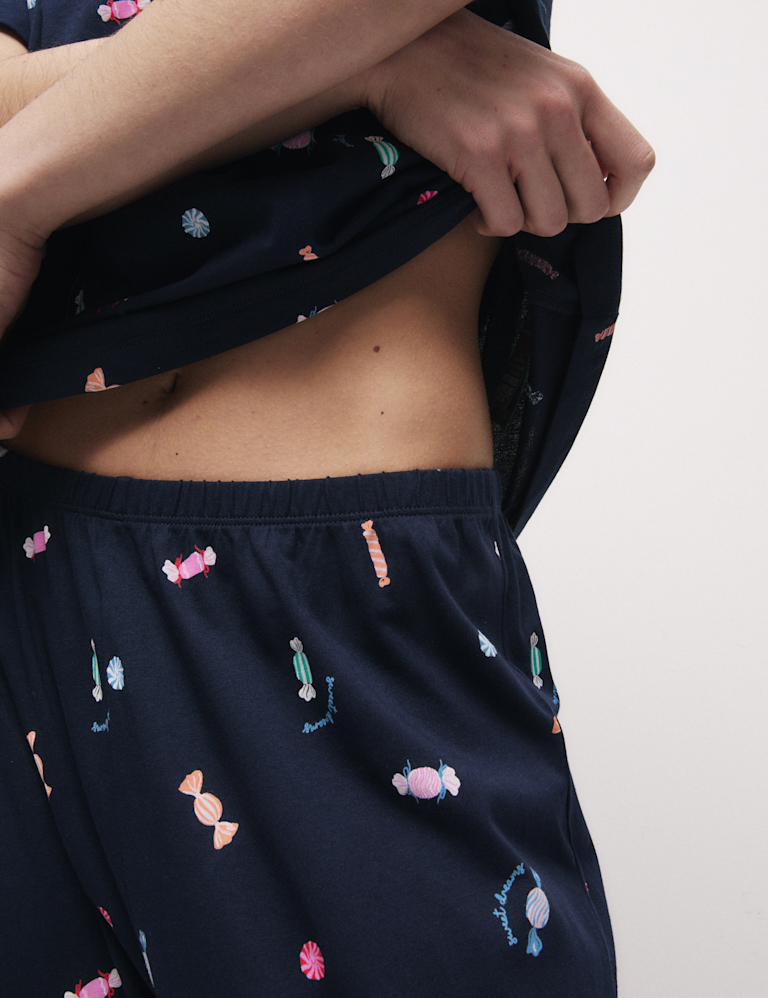 Pure Cotton Printed Pyjama Set