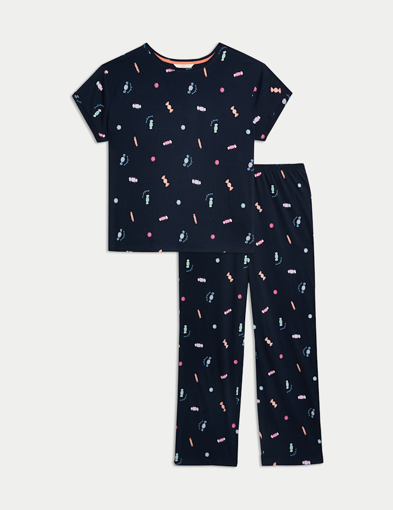 Pure Cotton Printed Pyjama Set
